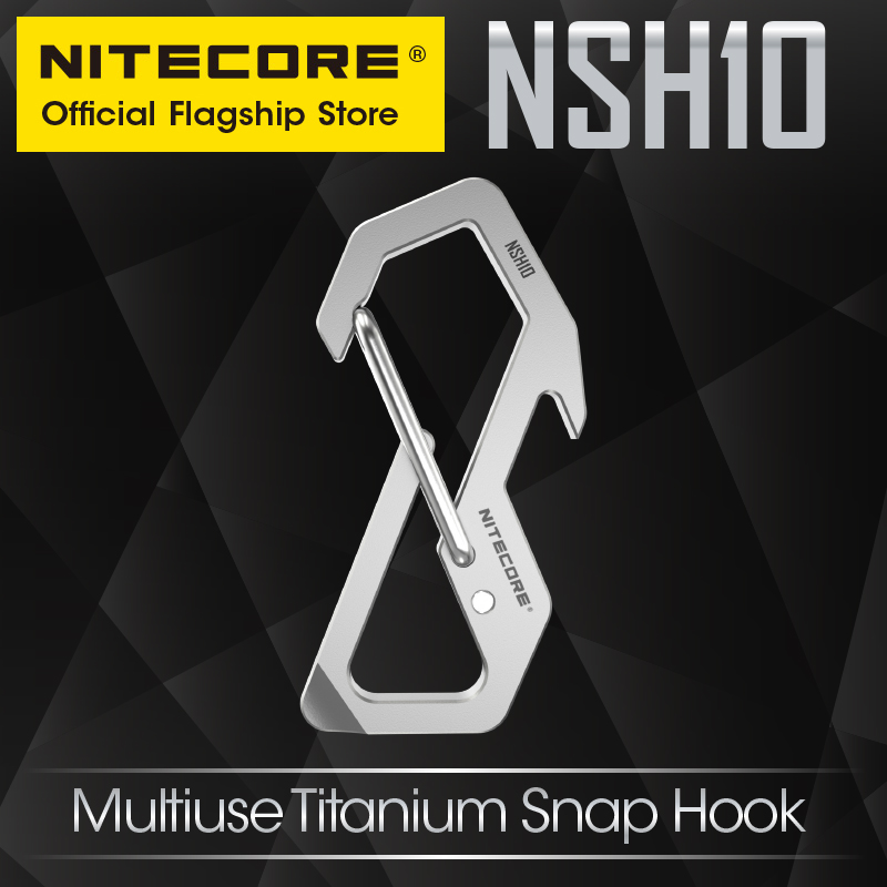 NITECORE NSH10 다용도 티타늄 스냅 후크 3 - Edc Carry Kit 리뷰 및 가격