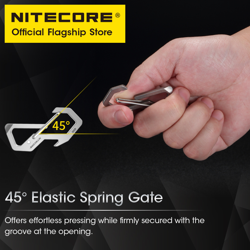 NITECORE NSH10 다용도 티타늄 스냅 후크 3 - Edc Carry Kit 리뷰 및 가격