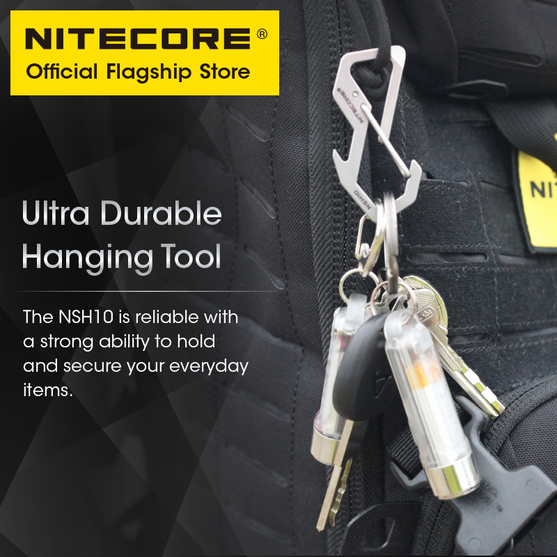 NITECORE NSH10 다용도 티타늄 스냅 후크 3 - Edc Carry Kit 리뷰 및 가격