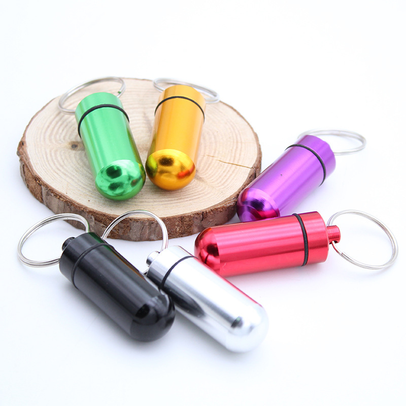 1/5개 알루미늄 미니 알약통 열쇠고리 – EDC, 여 - Edc Pill Carry 리뷰 및 가격