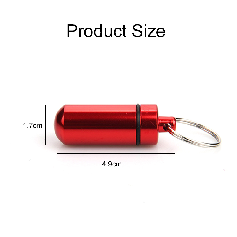 1/5개 알루미늄 미니 알약통 열쇠고리 – EDC, 여 - Edc Pill Carry 리뷰 및 가격
