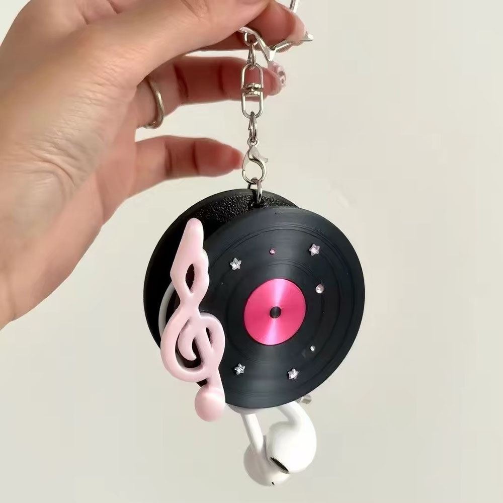 카와이 레코드 케이블 정리기 – 이어폰 데이터 코드 보 - Cable Winder Keychain 리뷰 및 가격