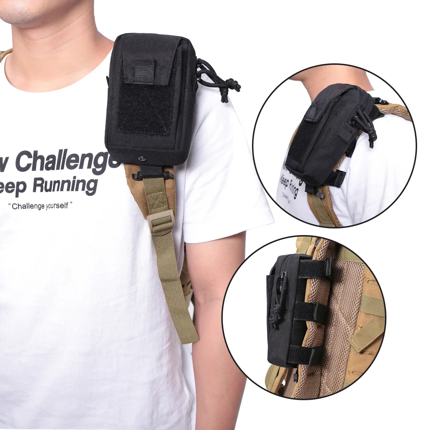 몰레 백팩 스트랩 폰 홀더 허리 파우치 - 야외 스포츠 - Edc Carry Kit 리뷰 및 가격