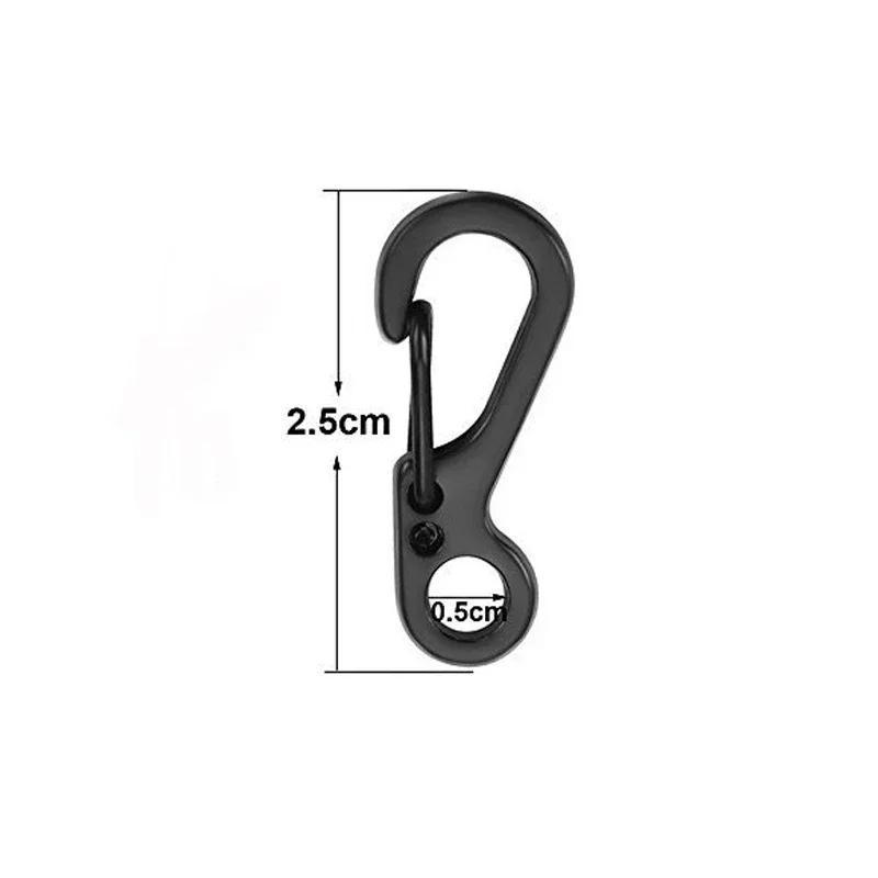 10개/세트 미니 카라비너 파라코드 전술 장비 고리 열 - Edc Carry Kit 리뷰 및 가격