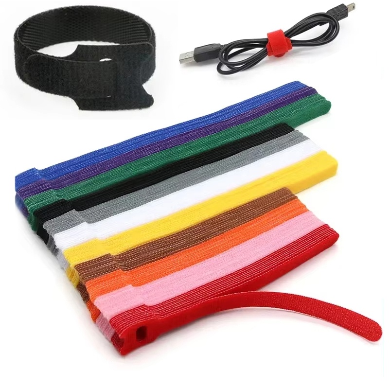 10-50PCS 다채로운 분리형 케이블 타이 와이어 정 - Gear Tie Reusable 리뷰 및 가격