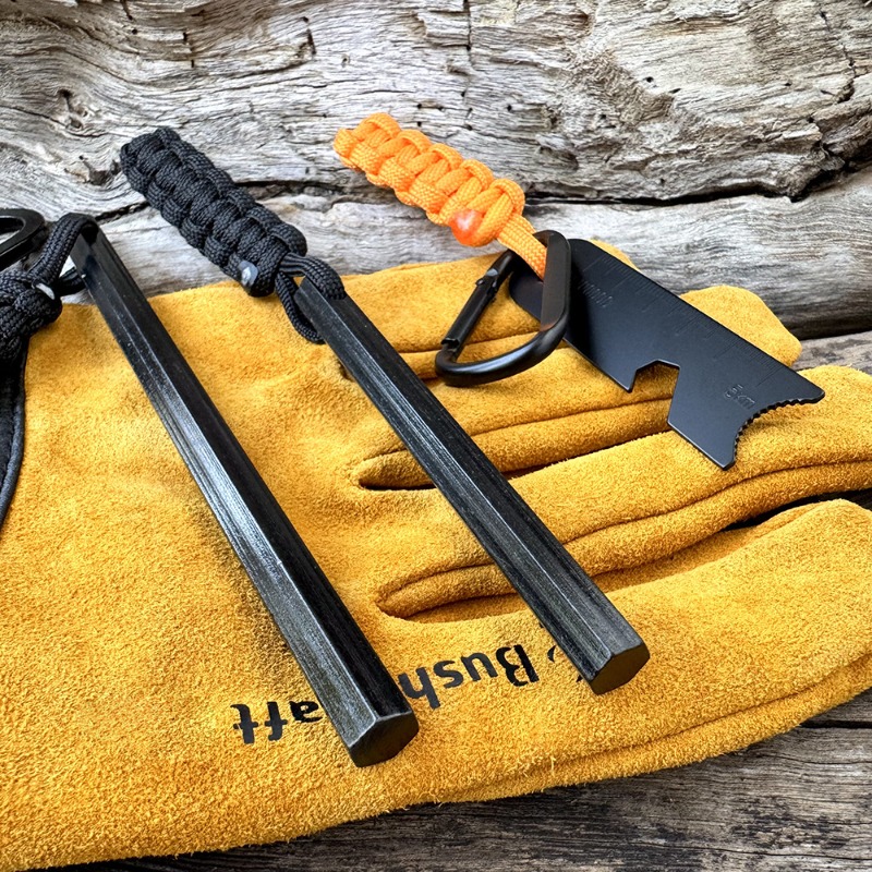 손으로 짠 로프 육각형 플린트 마그네슘 스틱 야외 생존 - Ferro Rod Striker 리뷰 및 가격