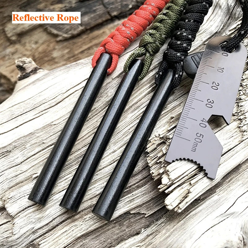 베어 그릴스 화염 점화기 야외 마그네슘 플린트 막대 휴 - Ferro Rod Striker 리뷰 및 가격