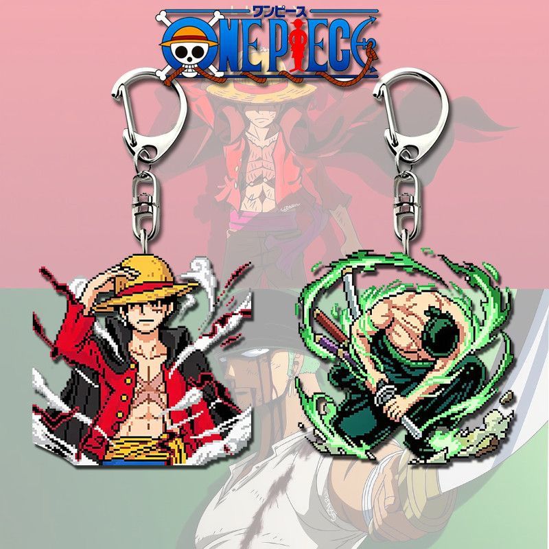 만화 원피스 루피 조로 아크릴 키체인 애니메이션 주변기 - Carabiner Keychain 리뷰 및 가격