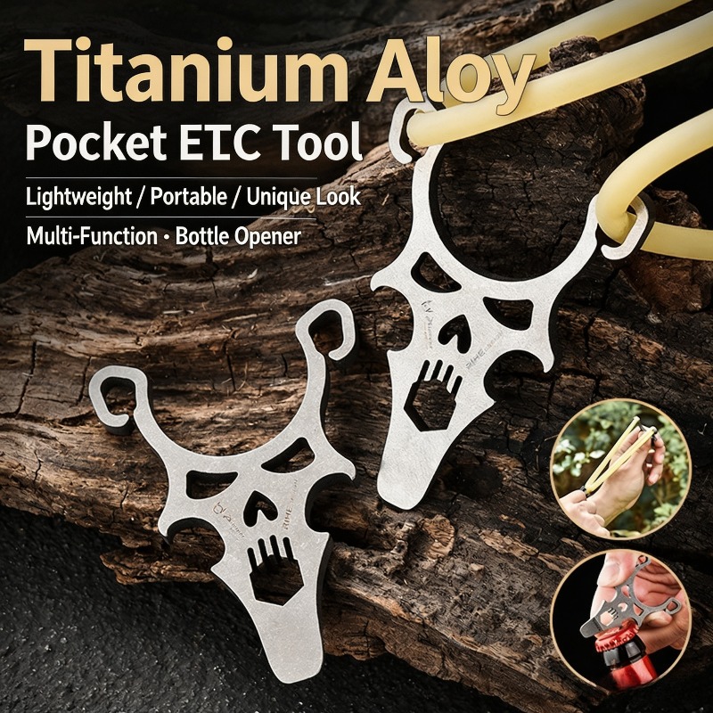 TC4 티타늄 합금 미니 멀티툴 EDC 프라이 바 렌치 - Titanium Pry Bar 리뷰 및 가격