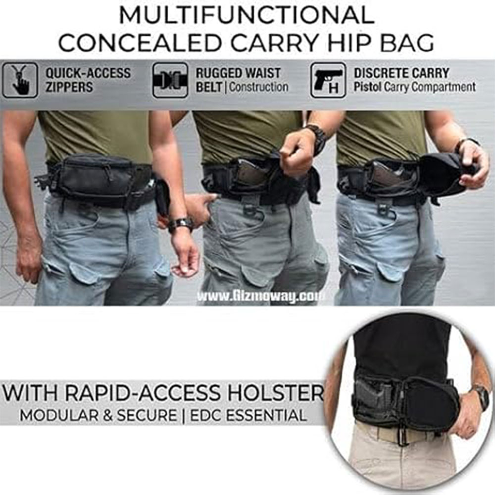 전술용 권총 가방, 숨겨진 홀스터가 있는 권총 케이스, - Edc Concealed Carry 리뷰 및 가격