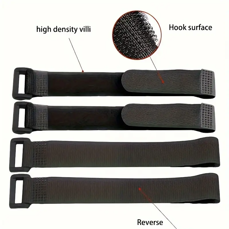 25/50개 조정 가능한 후크 및 루프 케이블 타이 - - Gear Tie Reusable 리뷰 및 가격