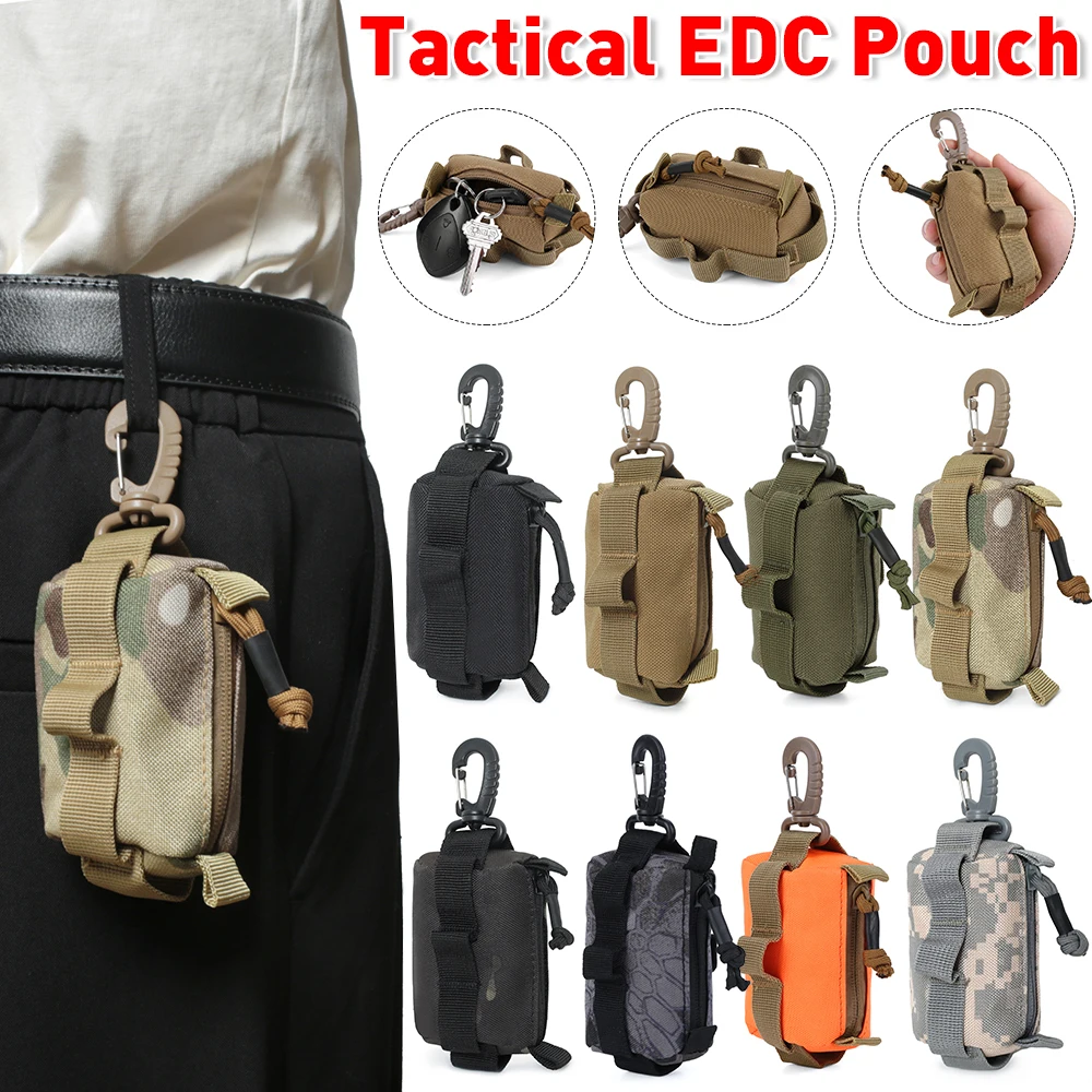 남녀공용 전술 EDC 파우치, 지퍼 키 카드홀더 파우치 - Edc Carry Card 리뷰 및 가격