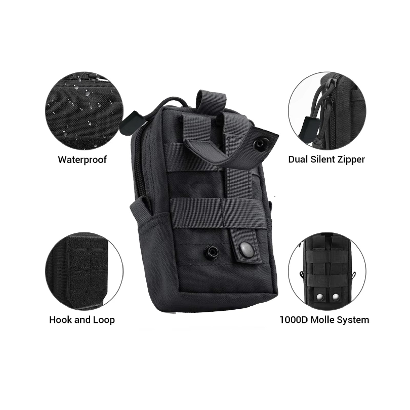 전술용 몰리 파우치 허리 가방 야외용 남성 EDC 도구 - Edc Carry Belt Pouch 리뷰 및 가격
