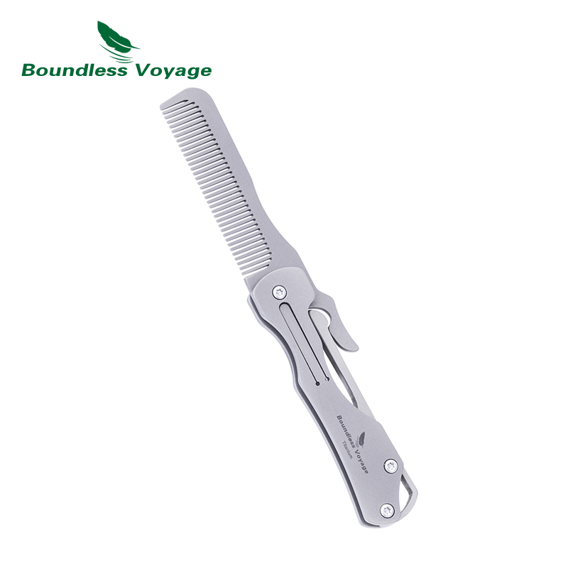 무한 항해 접이식 티타늄 헤어 빗 EDC 기어 빗 포켓 - Comb Pocket Titanium 리뷰 및 가격