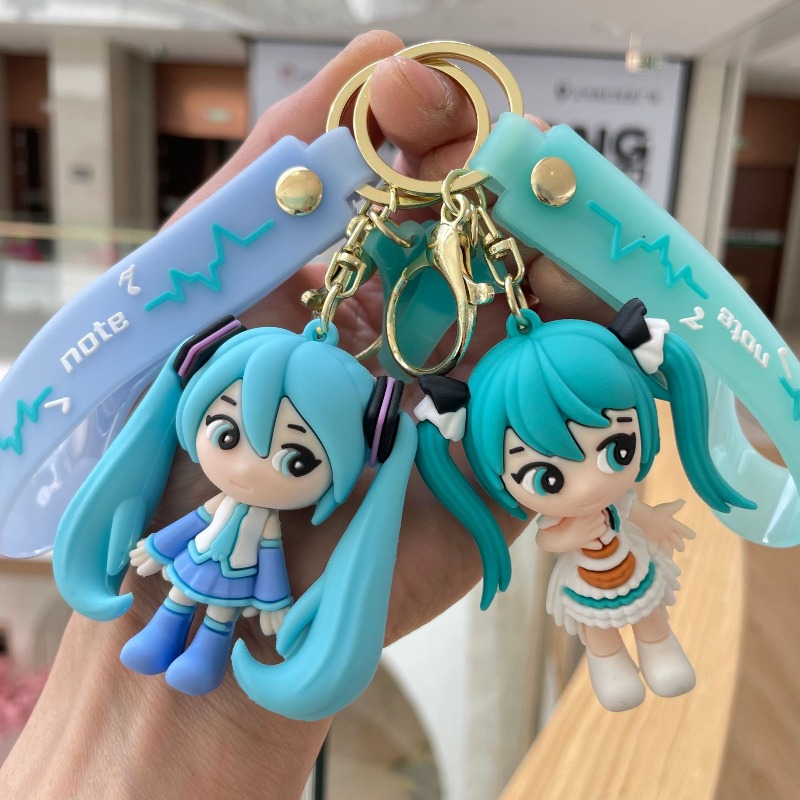 하츠네 미쿠 키체인 새로운 창의적인 만화와 귀여운 패션 - Carabiner Keychain 리뷰 및 가격