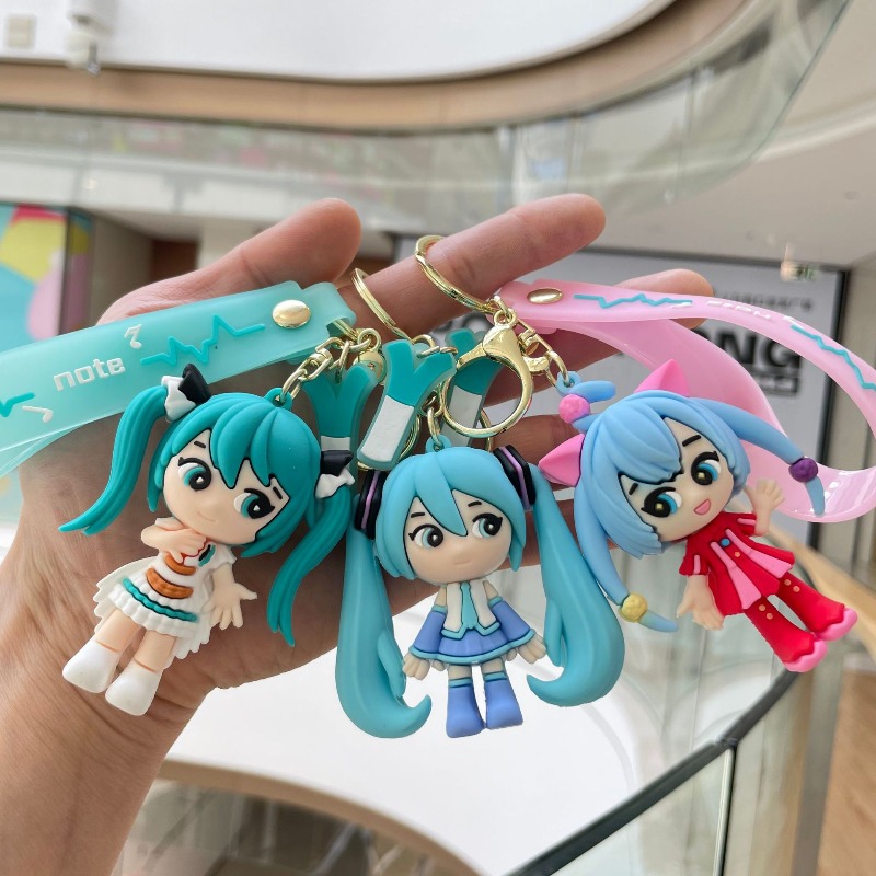 하츠네 미쿠 키체인 새로운 창의적인 만화와 귀여운 패션 - Carabiner Keychain 리뷰 및 가격