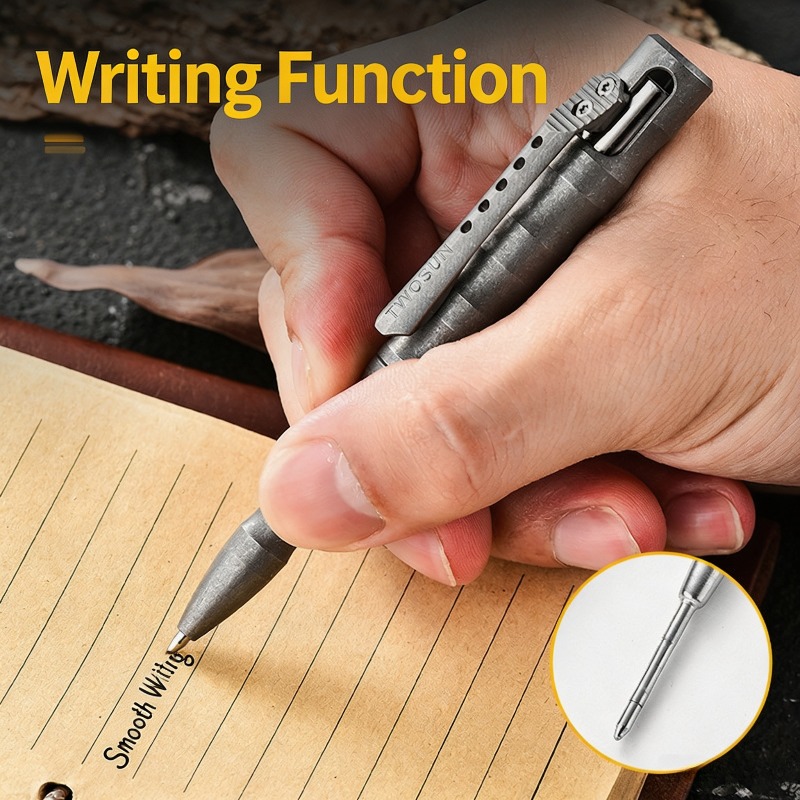 티타늄 합금 소재의 전술용 펜, 금속 재질의 필기 및  - Edc Carry Pen 리뷰 및 가격