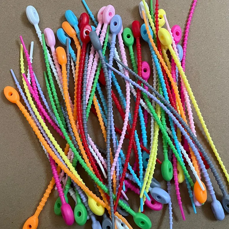 10/200Pcs 실리콘 케이블 타이 멀티 컬러 케이블 - Cable Winder Keychain 리뷰 및 가격