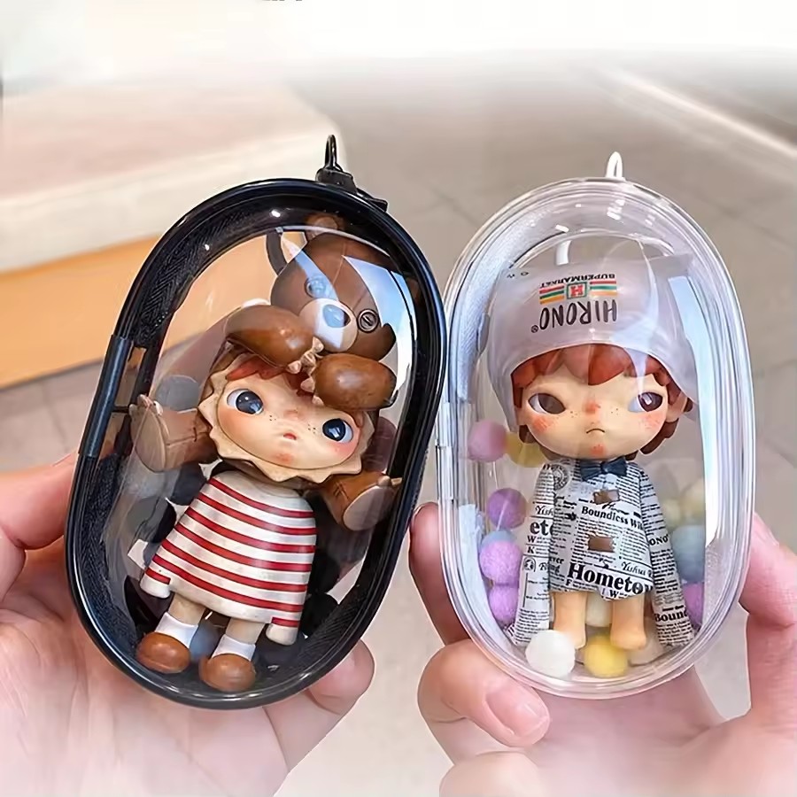 휴대용 미니 투명 지퍼 보관 가방 - 편리한 키체인 루 - Cable Winder Keychain 리뷰 및 가격