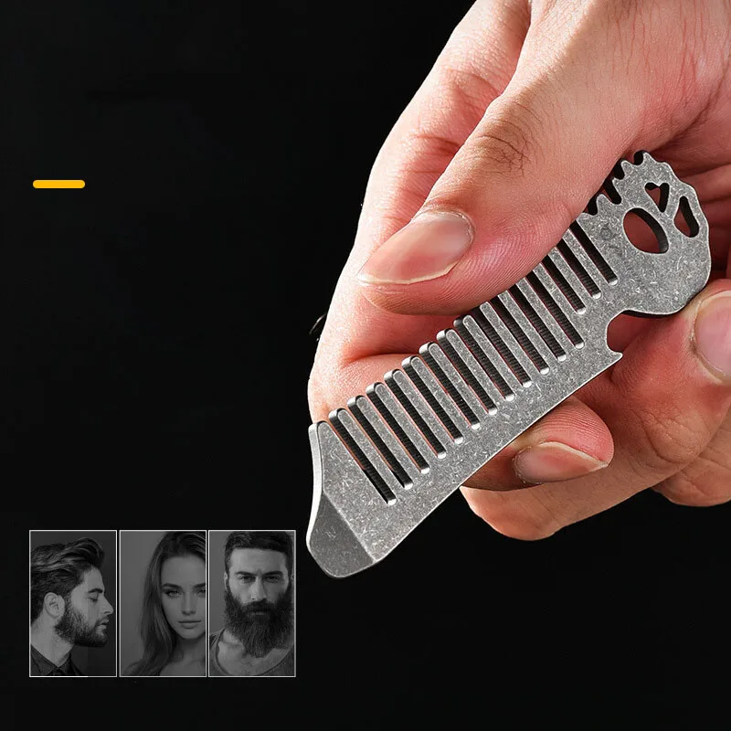 FEGVE 티타늄 합금 빗 병따개 기능 포함 정전기 방 - Comb Pocket Titanium 리뷰 및 가격