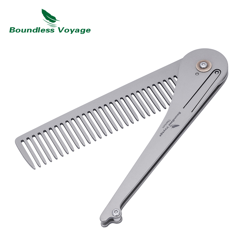 Boundless Voyage 티타늄 접이식 빗 티타늄 - Comb Pocket Titanium 리뷰 및 가격
