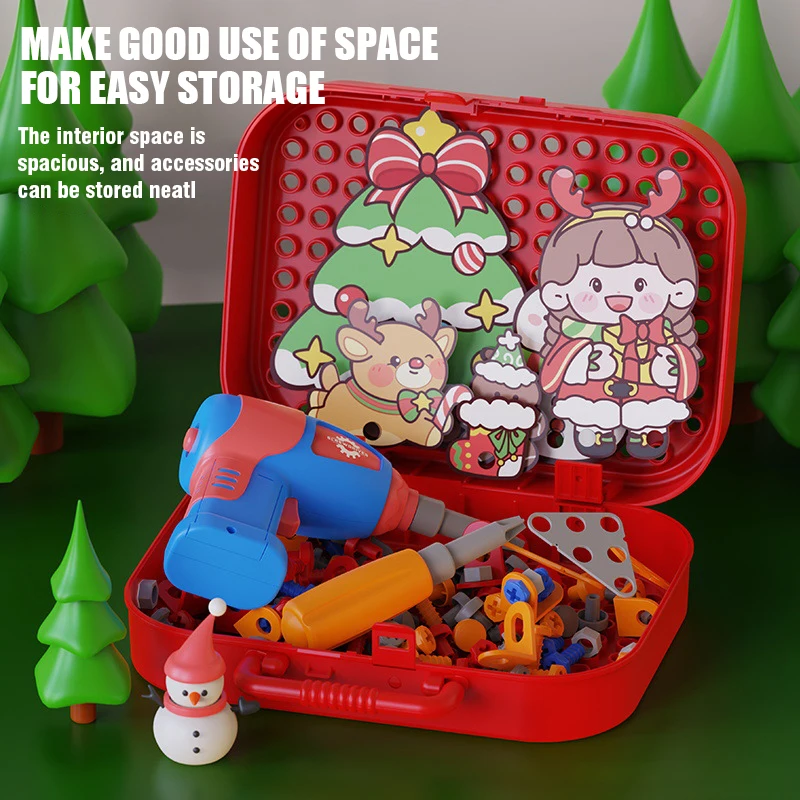DIY 조립 전동 드라이버 크리스마스 장난감 키트, 역 - Micro Screwdriver Kit 리뷰 및 가격