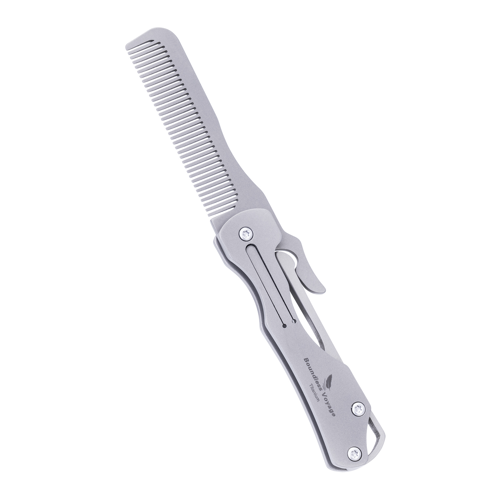 무한 항해 접이식 티타늄 빗 초경량 야외 휴대용 자기  - Comb Pocket Titanium 리뷰 및 가격